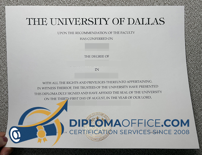 University of Dallas degree