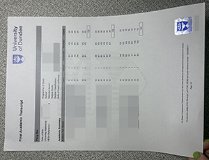 University of Dundee transcript copy