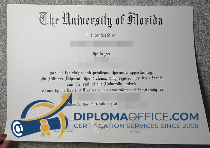 University of Florida degree
