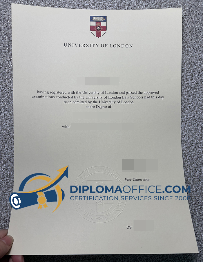 University of London diploma