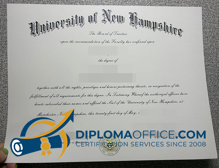 University of New Hampshire degree