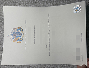 University of Portsmouth degree copy