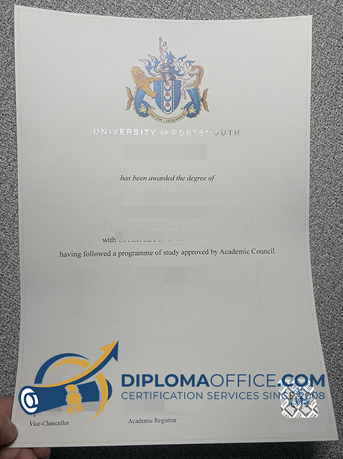 University of Portsmouth degree