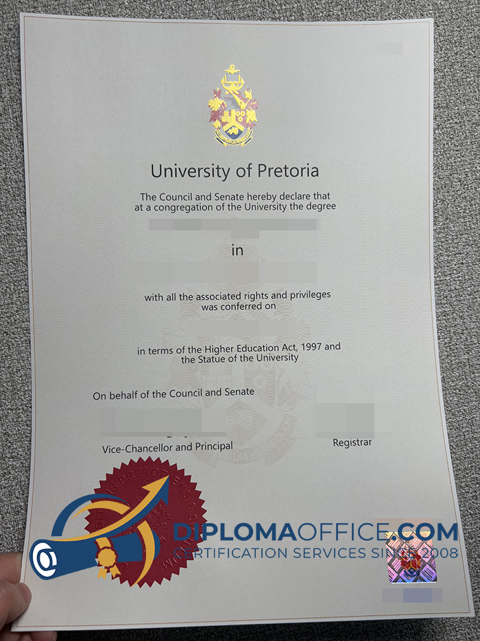 University of Pretoria degree