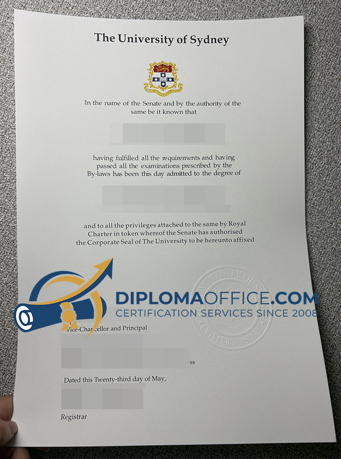 University of Sydney degree