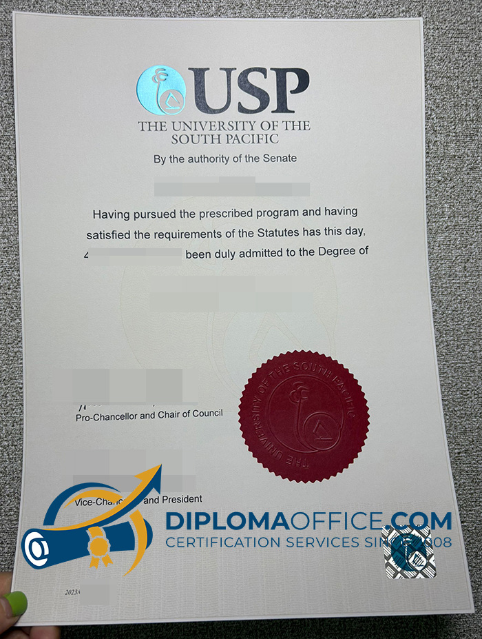 University of the South Pacific degree