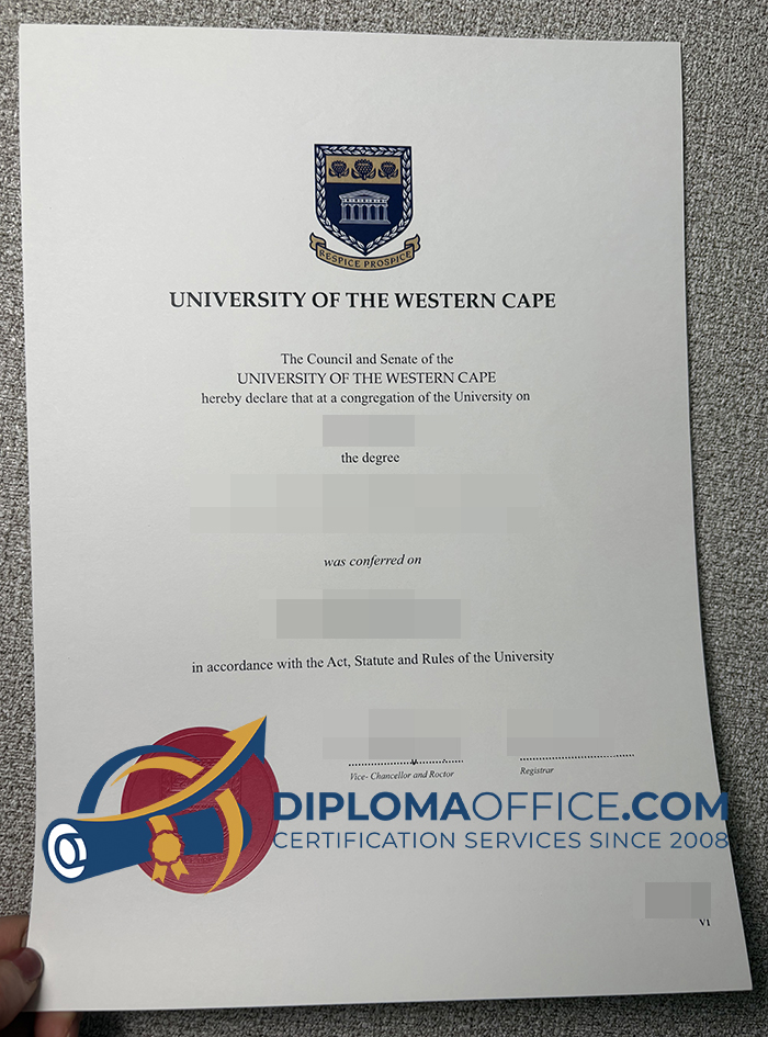 University of the Western Cape degree