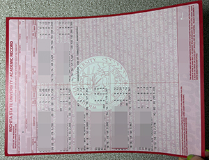 Wichita State University transcript copy