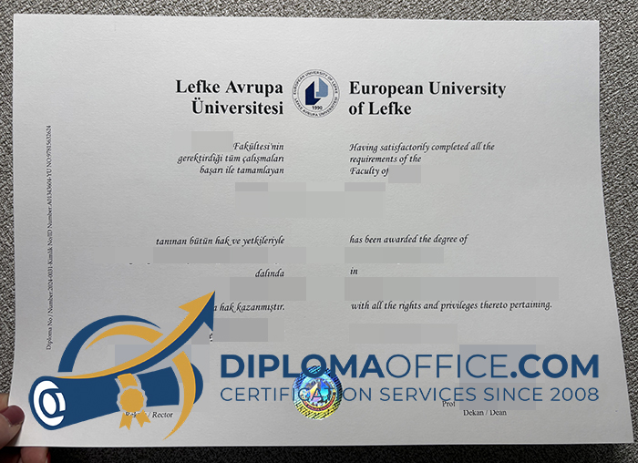 ‌European University of Lefke degree