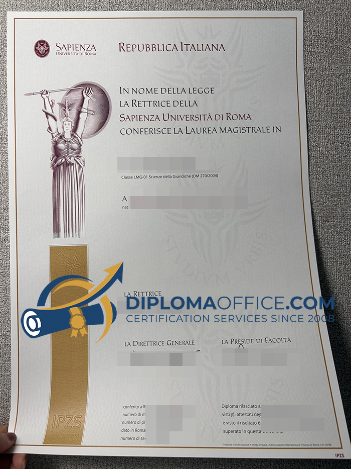 ‌Sapienza Università di Roma degree