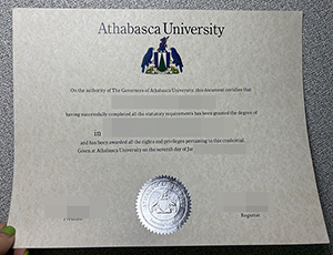 Athabasca University degree copy