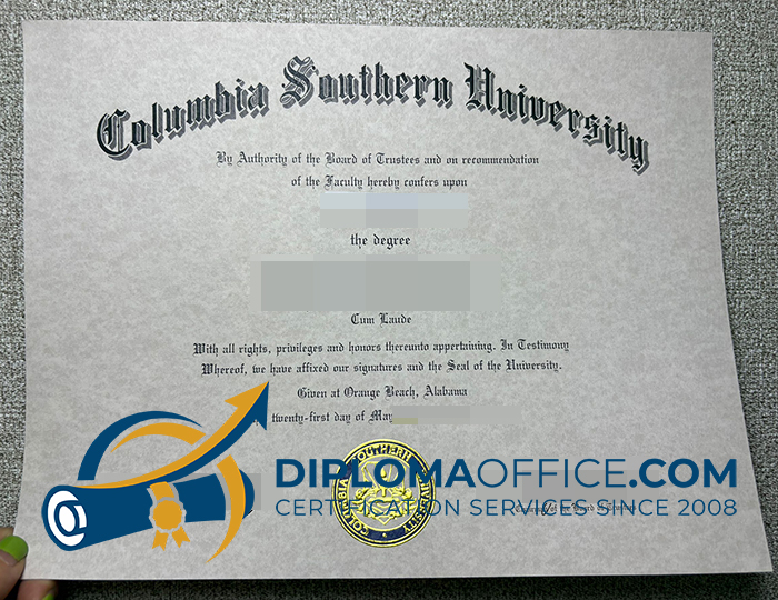 Columbia State University degree