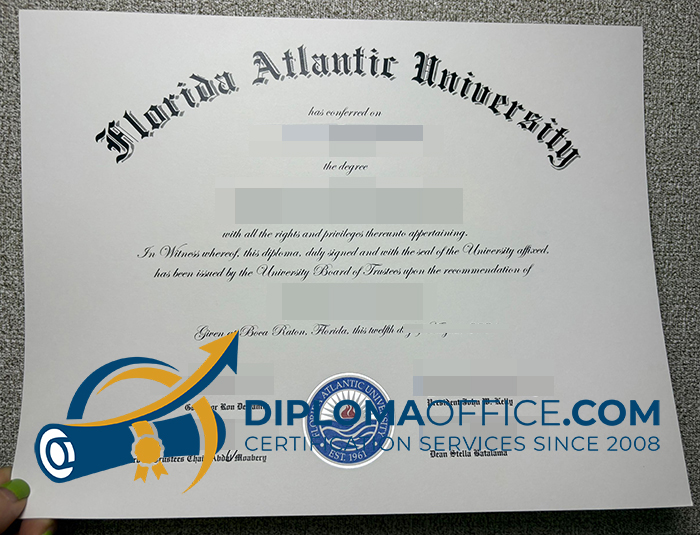 Florida Atlantic University degree
