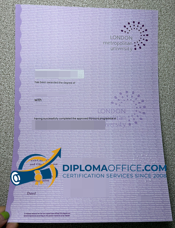 London Metropolitan University degree
