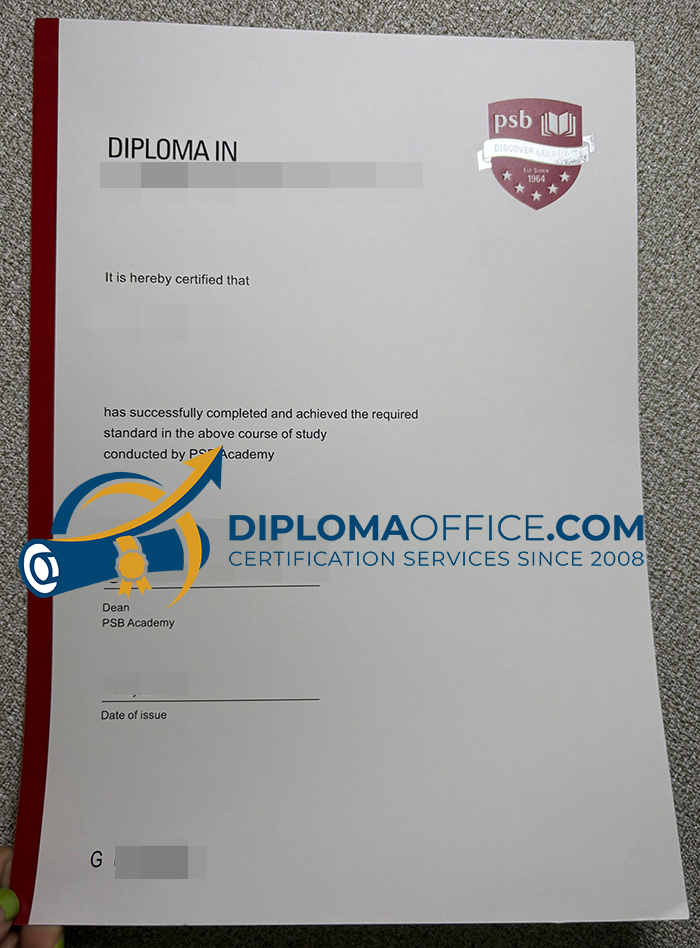 PSB Academy diploma