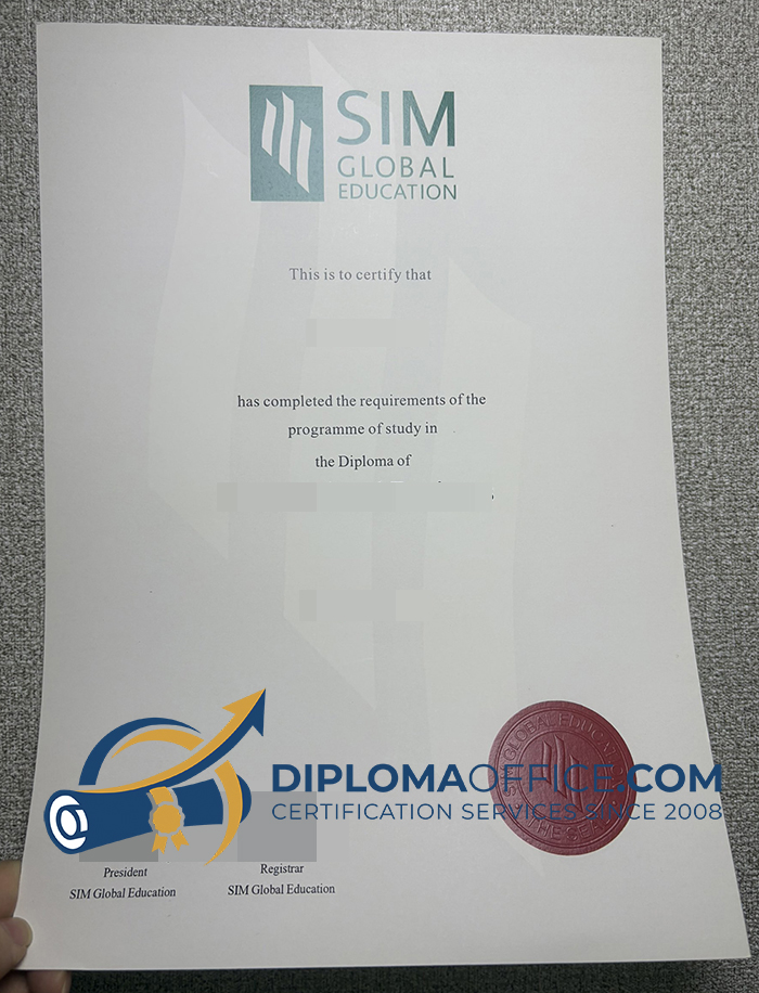 SIM GE diploma
