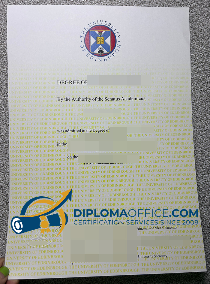 University of Edinburgh degree