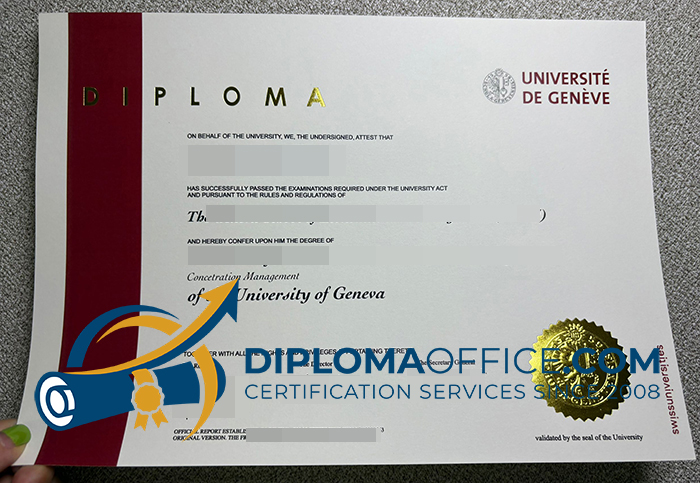 University of Geneva diploma