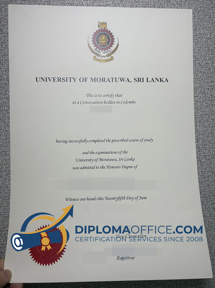 University of Moratuwa degree